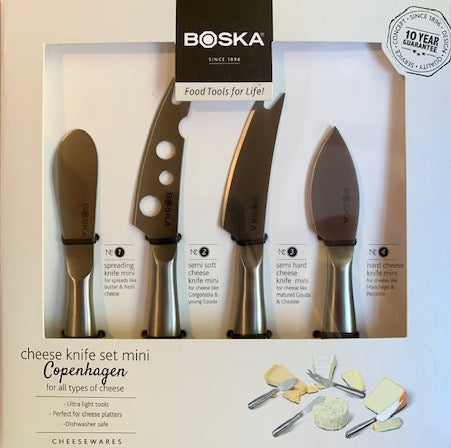 Boska Copenhagen Mini Cheese Knives - Set of 4