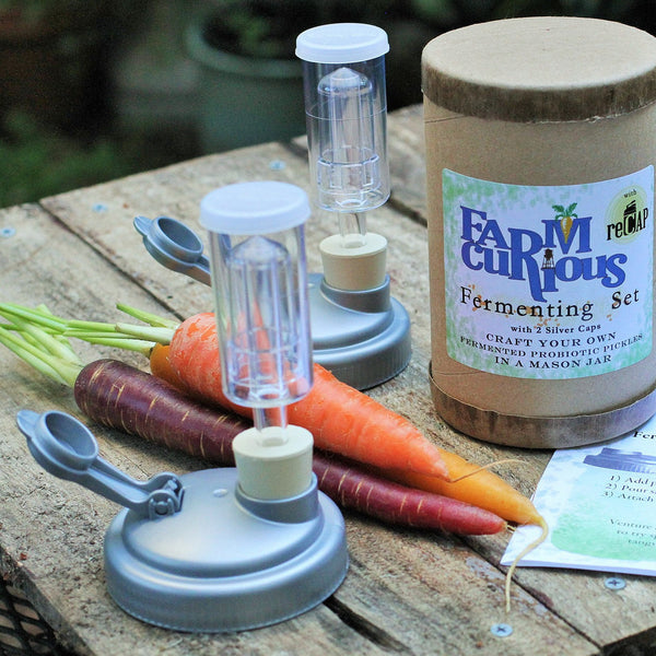 FARMcurious Fermenting Set with ReCAP 2-Pack