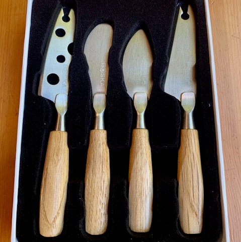 Boska Oak Mini Cheese Knife Set