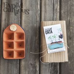 Handmade Clay Seed Starter