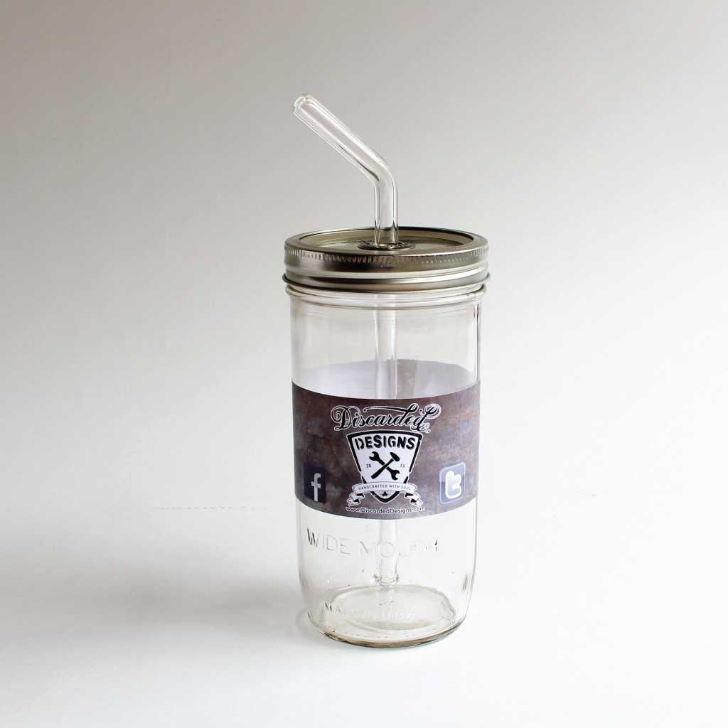 Glass Straw and Mason Jar Tumbler Set – FARMcurious