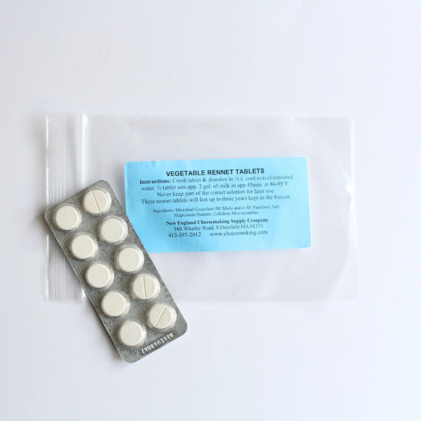 Rennet tablets