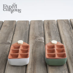 Handmade Clay Seed Starter